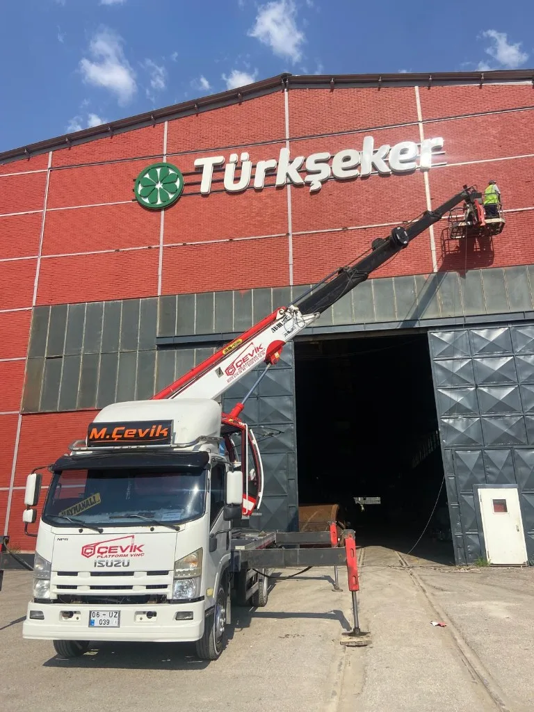 Ankara sepetli platform erişim işi - Çevik Vinç
